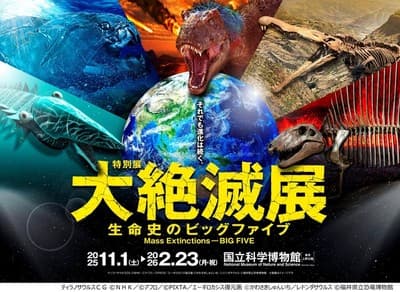 特別展「大絶滅展－生命史のビッグファイブ」
