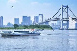 東京水辺ライン「浅草・お台場クルーズ直行便」<お台場海浜公園>